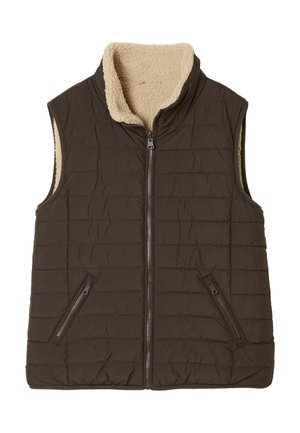 FatFace, PADDED GILET - Vest - chocolate brown