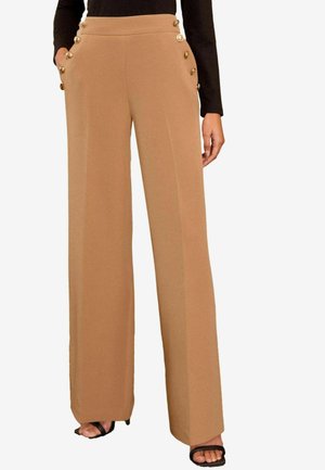 MILITARY  WIDE TAILORED  - Trousers - camel
