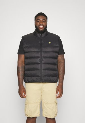 Lyle & Scott BAFFLE GILET - Vesta - jet black