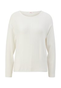 s.Oliver STRUKTURIERTES  - Sweatshirt - ecru