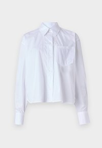CROPPED LONG SLEEVE SHIRT - Pogājama blūze - white