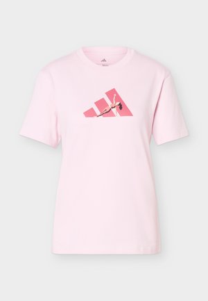 adidas Sportswear, SOFT SPORTS GRAPHIC  - Μπλουζάκι με στάμπα - clear pink
