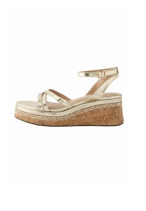 FOREVER COMFORT STRAPPY  - Platforminiai sandalai - gold