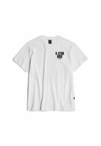 G-STAR ENGINE BACK GRAPHIC - T-shirt print - white