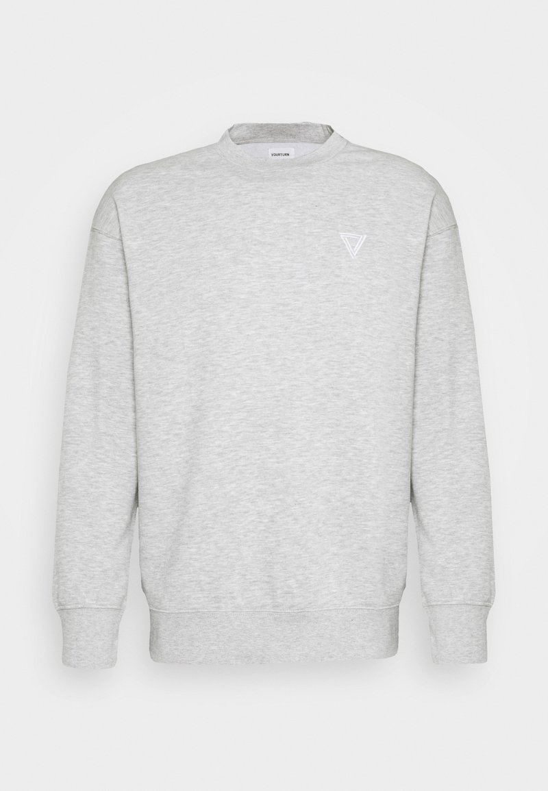 YOURTURN Sweatshirt - mottled light grey