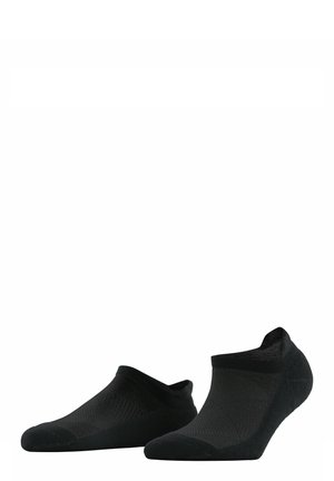 Calze nere alla caviglia con upper testurizzato, punta rinforzata e finitura liscia. Progettate per una vestibilità aderente e una visibilità minima con le scarpe.