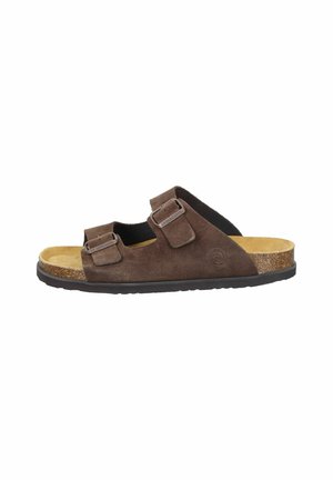 Slip-on sandaler - braun
