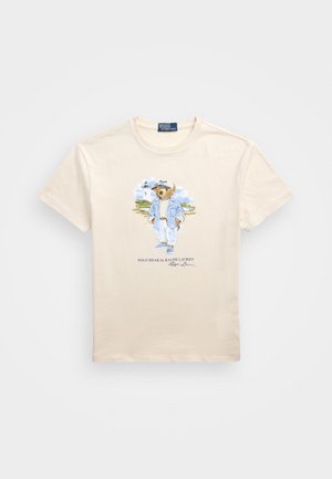 Polo Ralph Lauren CUSTOM SLIM FIT POLO BEAR JERSEY T-SHIRT - T-shirts med print - nevis