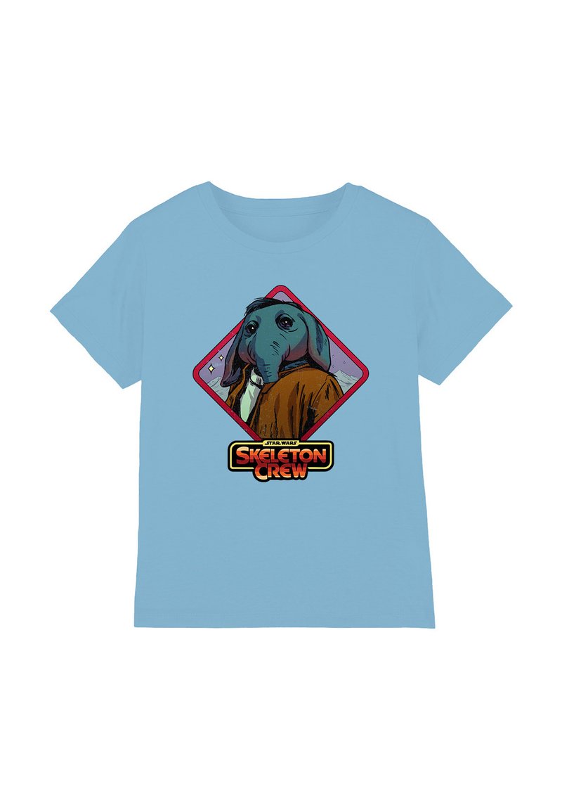 Star Wars T-shirt print lichtblauw