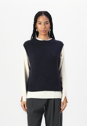 Marc O'Polo DENIM PULLUNDER SLEEVELESS CREW NECK - Waistcoat - blue depths