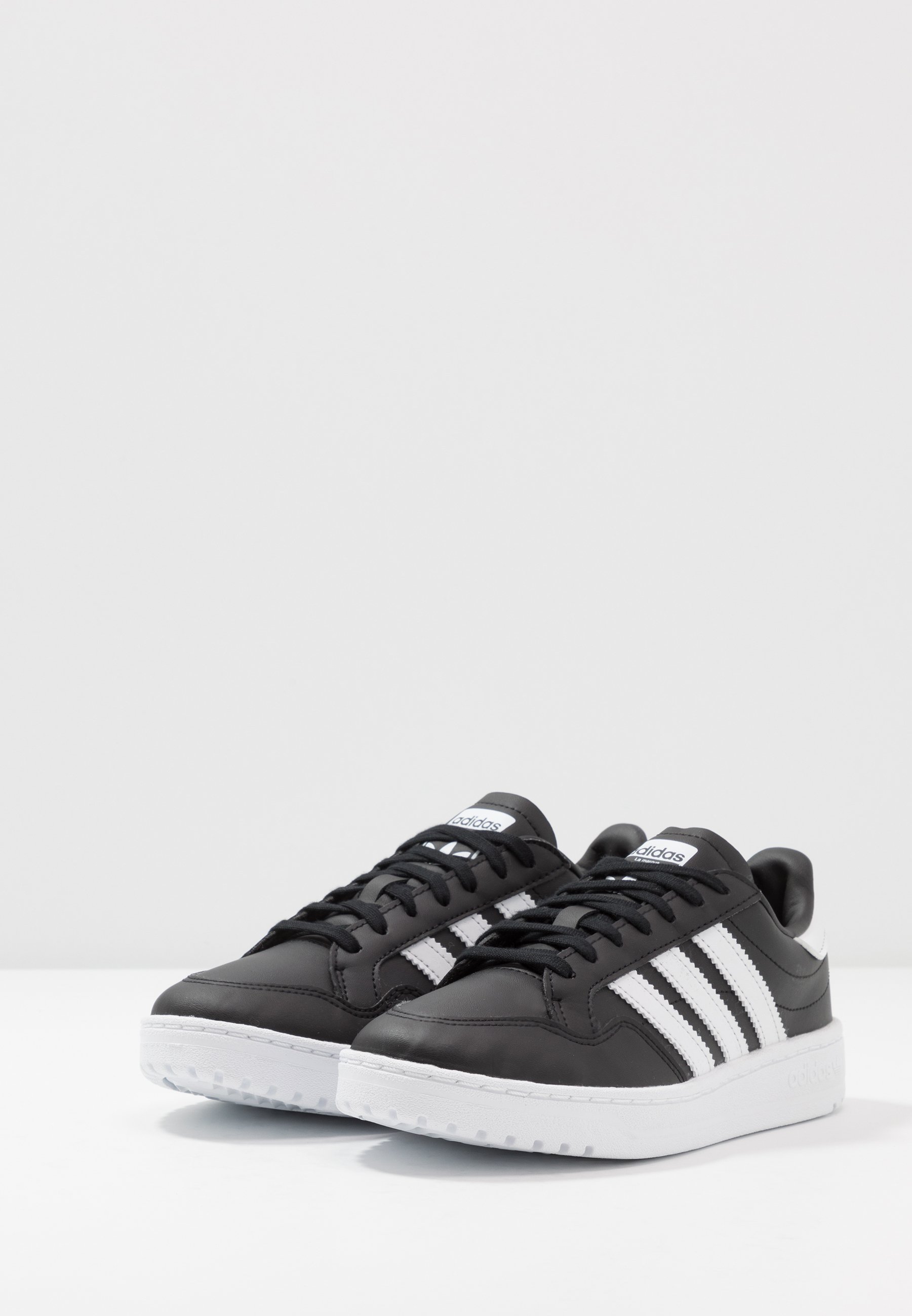adidas Originals TEAM COURT - Sneakers basse - core black/footwear  white/nero - Zalando.it