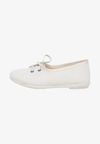 Chaussures Enfant Fille - Ballerines - Cérémonie - Cuir - Blanc Verni Chaussures Enfant Fille - Ballerines - Cérémonie - Cuir - Blanc Verni