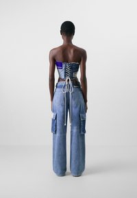 Karl Lagerfeld Jeans ATELIER BUSTIER - Top - patchwork blue