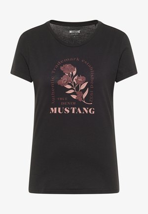 Print T-shirt - schwarz