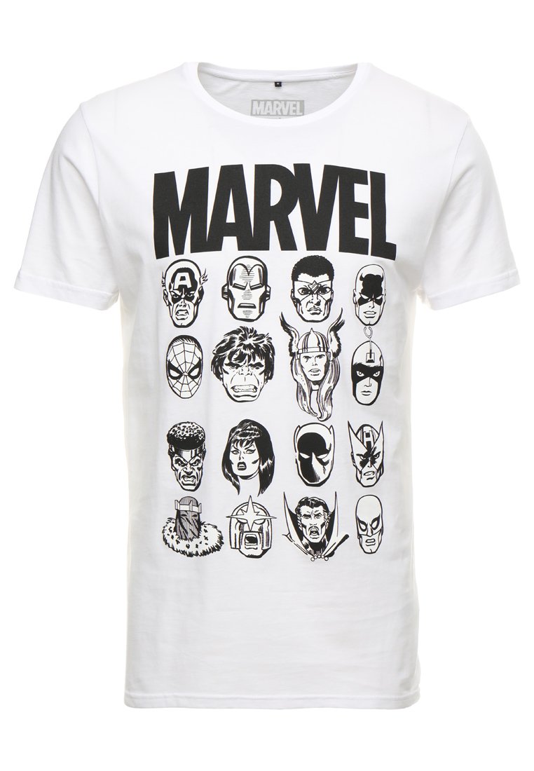 marvel white shirt