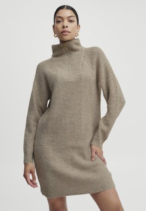 b.young BYMisha - Robe pull - cement melange