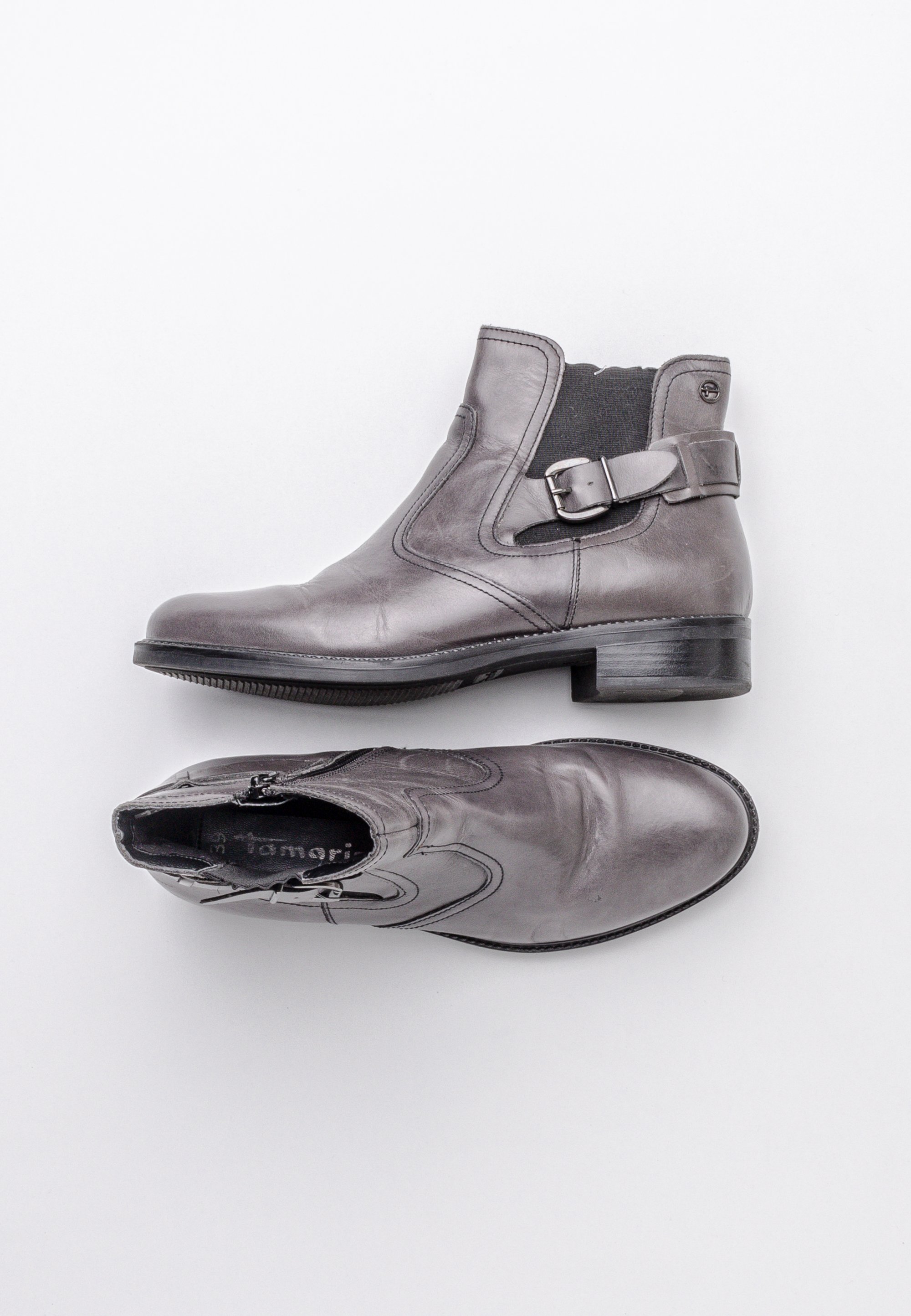 Tamaris Stiefelette grey/hellgrau (Pre-owned) Zalando