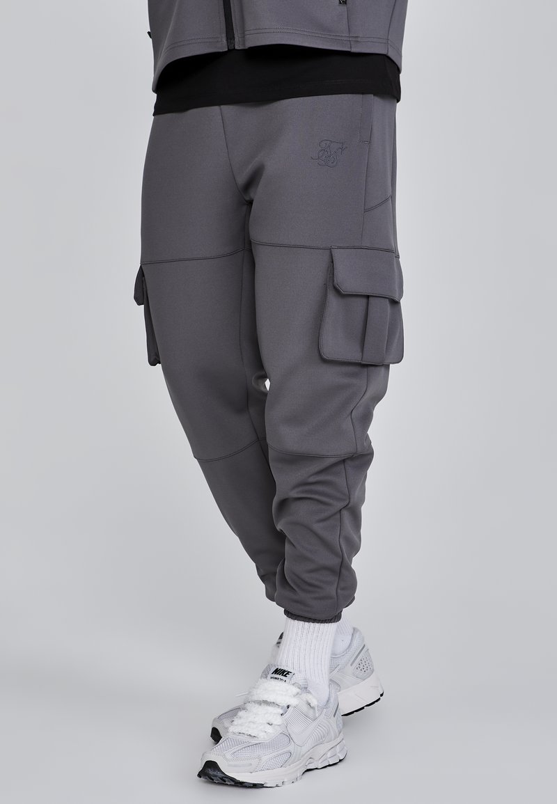 SIKSILK Oldalzsebes nadrágok - grey
