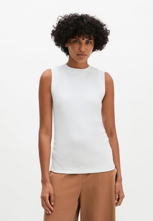 Marc O'Polo TOP, GATHERING AT WAIST - Top - white
