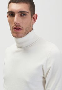Gianni Lupo ESSENSIAL SOFT TOUCH TURTLENECK  - Maglione - panna
