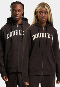 ZAN IVY ZIP  - Sweat zippé - black coffee