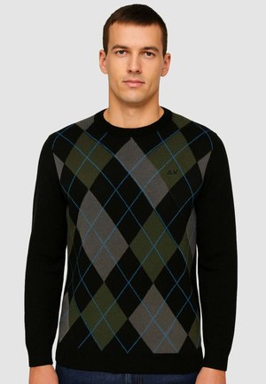 Maglione - nero fantasia