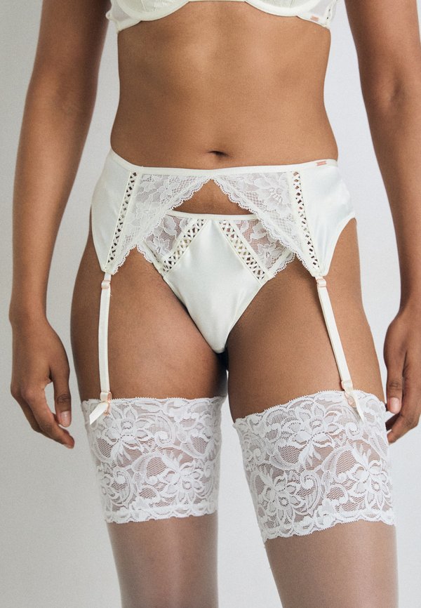 LYRA SUSPENDER BELT - Suspenders - ivory