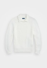 LAYERED COLLAR SWEATER - Jumper - white