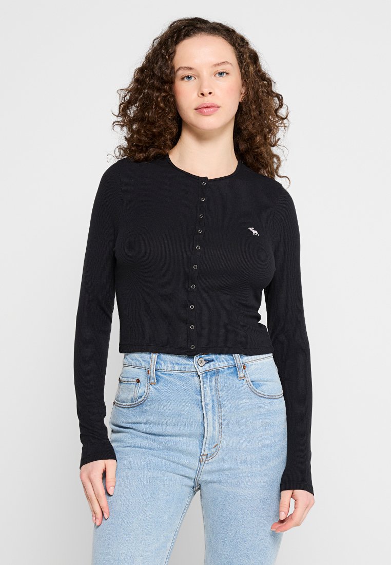 Abercrombie & Fitch Vest zwart