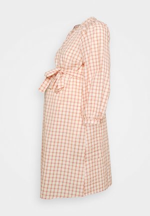 MAMALICIOUS MLFIONA LIA  WOVEN  - Vestido de malha - café crème