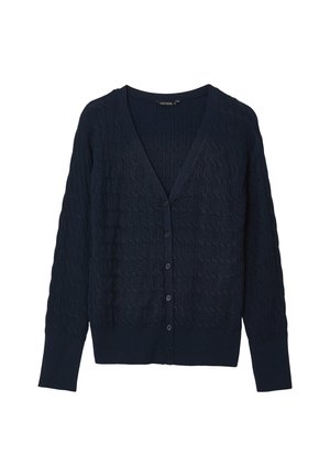 Calliope, MAGLIA TINTA UNITA - Gilet - blu notte