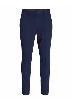 Jack & Jones PREMIUM FRANCO SMOKING - Pantaloni eleganti - medieval blue