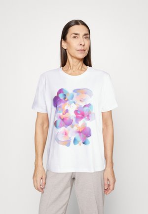 TEE - T-shirt z nadrukiem - white