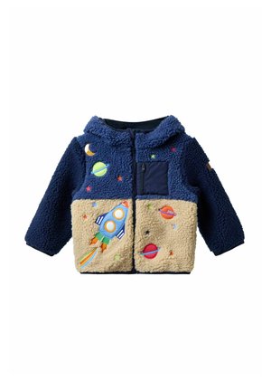 REGULAR FIT - SPACE ROCKET APPLIQUÉ - Fleecejakke - navy blue