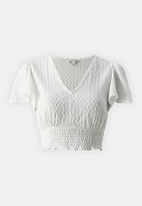 ONLHANNAH SMOCK - T-shirts - cloud dancer