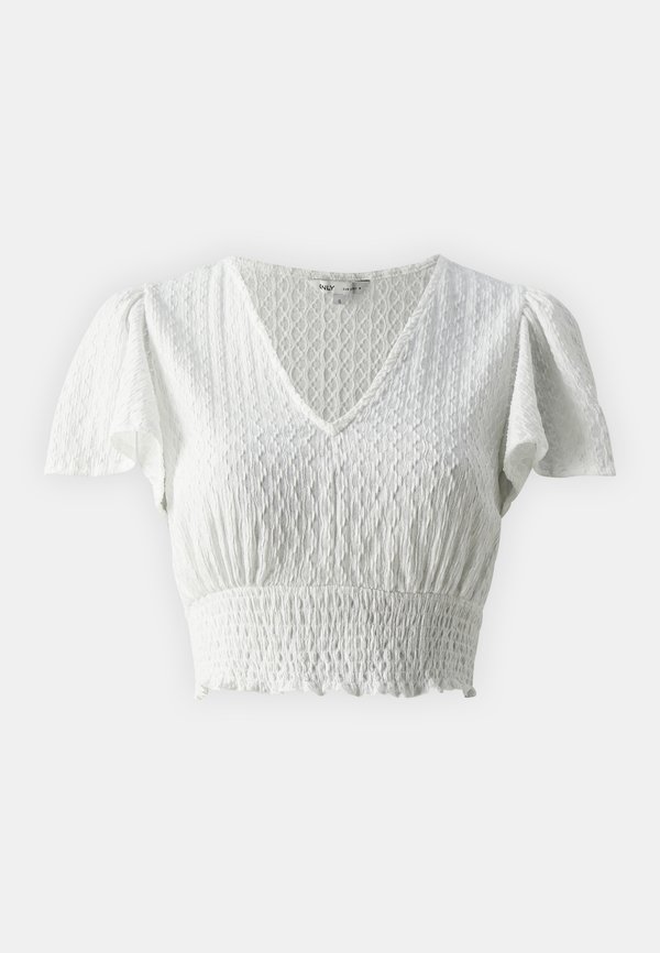ONLHANNAH SMOCK - Basic T-shirt - cloud dancer3
