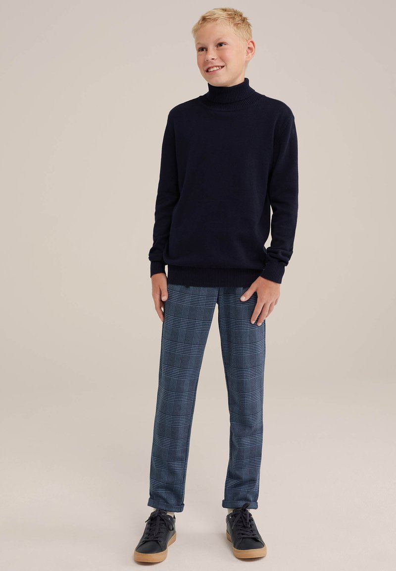 WE Fashion Broek donkerblauw WE Fashion Broek donkerblauw