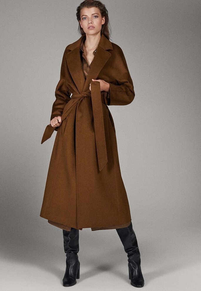 manteau long massimo dutti