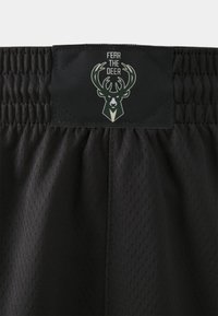 Nike Performance NBA MILWAUKEE BUCKS MIL SHORT 22 - Klub merchandise - black/flat opal