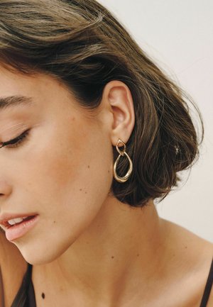 Next, OPEN LINK DROP EARRINGS - Ohrringe - gold-coloured tone