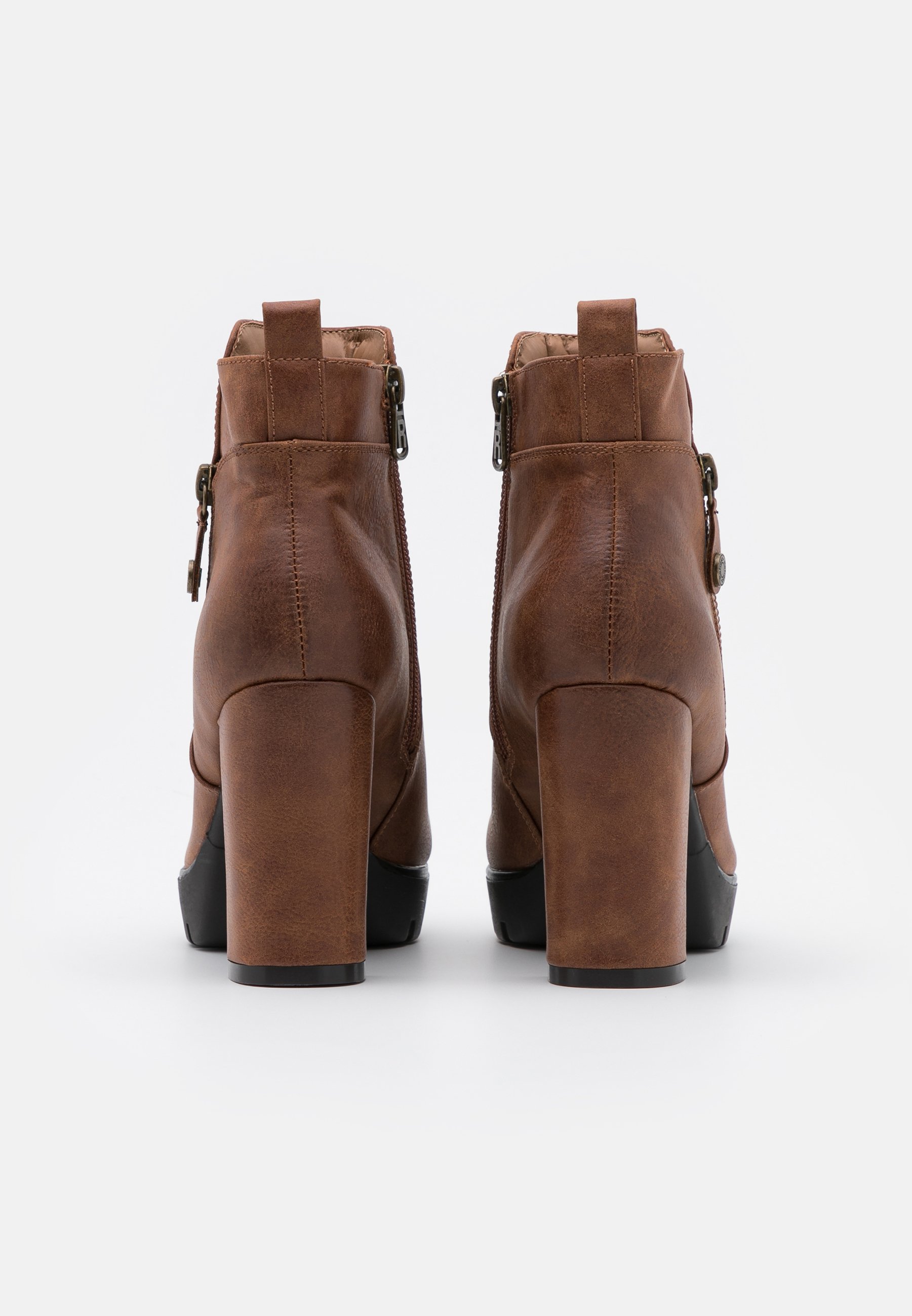 Refresh Stivaletti con tacco - camel/cognac - Zalando
