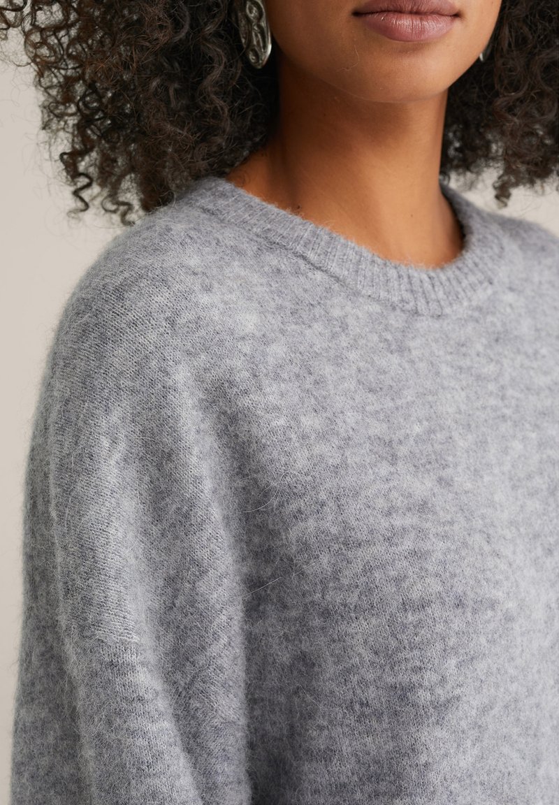 PULL&BEAR BASIC - Maglione - light grey/grigio chiaro