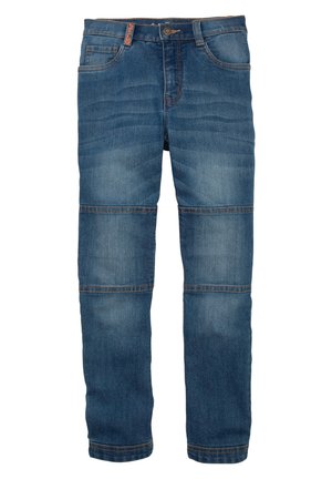 MIT VERSTÄRKTER KNIEPARTIE - Jean droit - blue