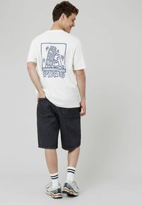 BZB BERMUDA - Short en jean - noir