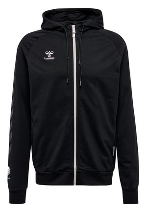 Hummel HMLMOVE GRID  - Sweat zippé - black