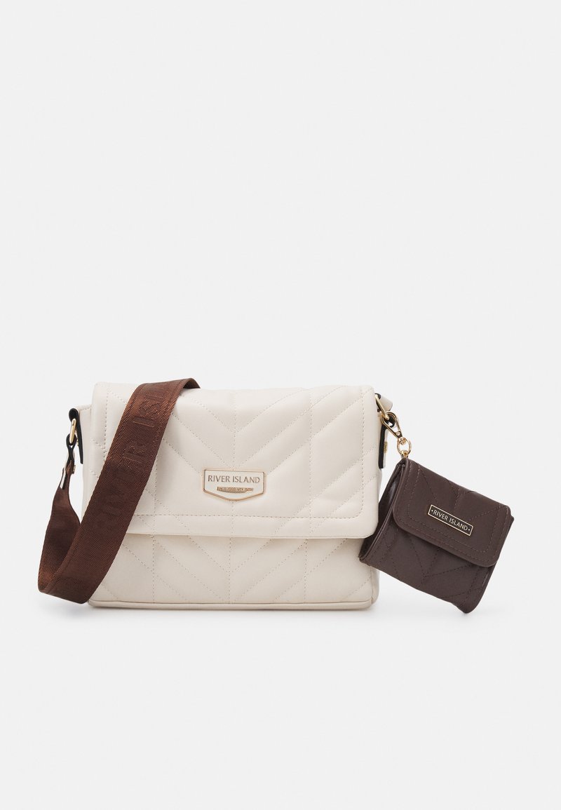 River Island Across body bag cream/offwhite Zalando.de