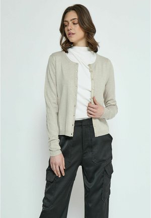 Minus NEW LAURA - Gilet - m sand gray melange