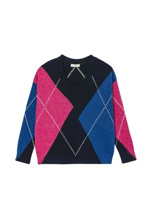 PULL LOSANGE - Pullover - imprimé marine