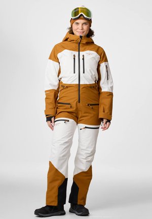 FREERIDE - Snowsuit - offwhite/almond beige