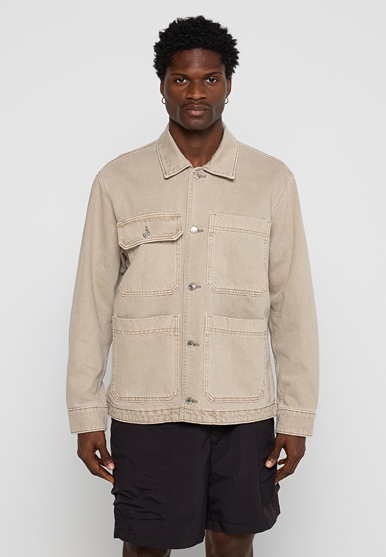 Abercrombie & Fitch Lichte jas crème Abercrombie & Fitch Lichte jas crème